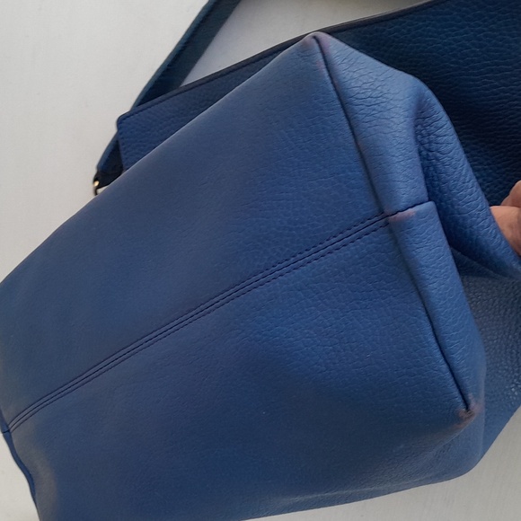 Burberry Pebbled Leather Cale Hobo Shoulder Bag - Picture 7 of 12